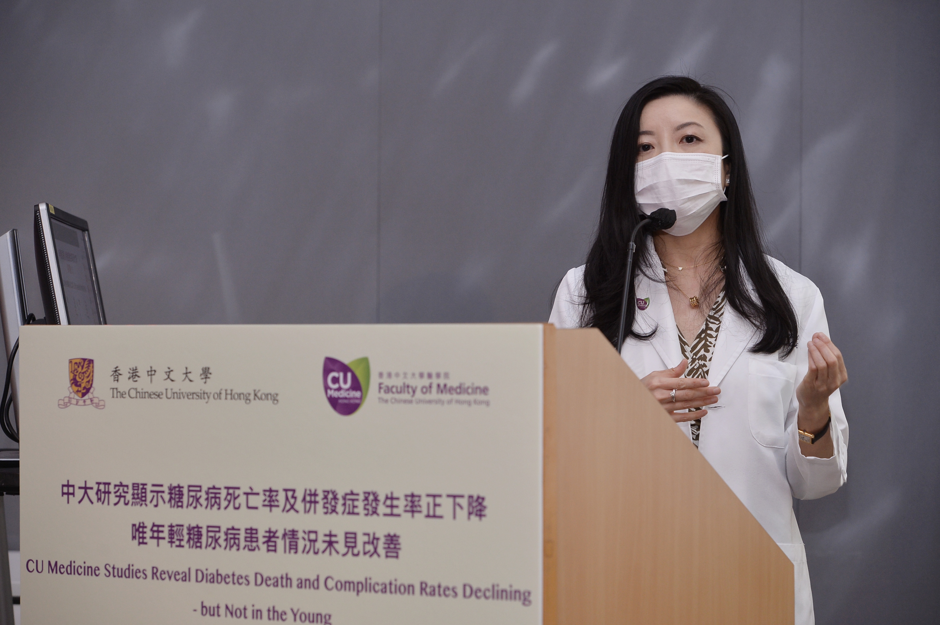 Dr. Andrea LUK, the lead investigator of the analysis, states that if the onset of diabetes can be delayed to 65 years old, the number of days patient spent in hospital in his or her lifetime can be reduced from 100 days to 29 days.