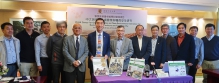 Prof. Joseph J.Y. Sung and Prof Hon-ming Lam with the research team of AoE Centre for Genomic Studies on Plant-Environment Interaction for Sustainable Agriculture and Food Security