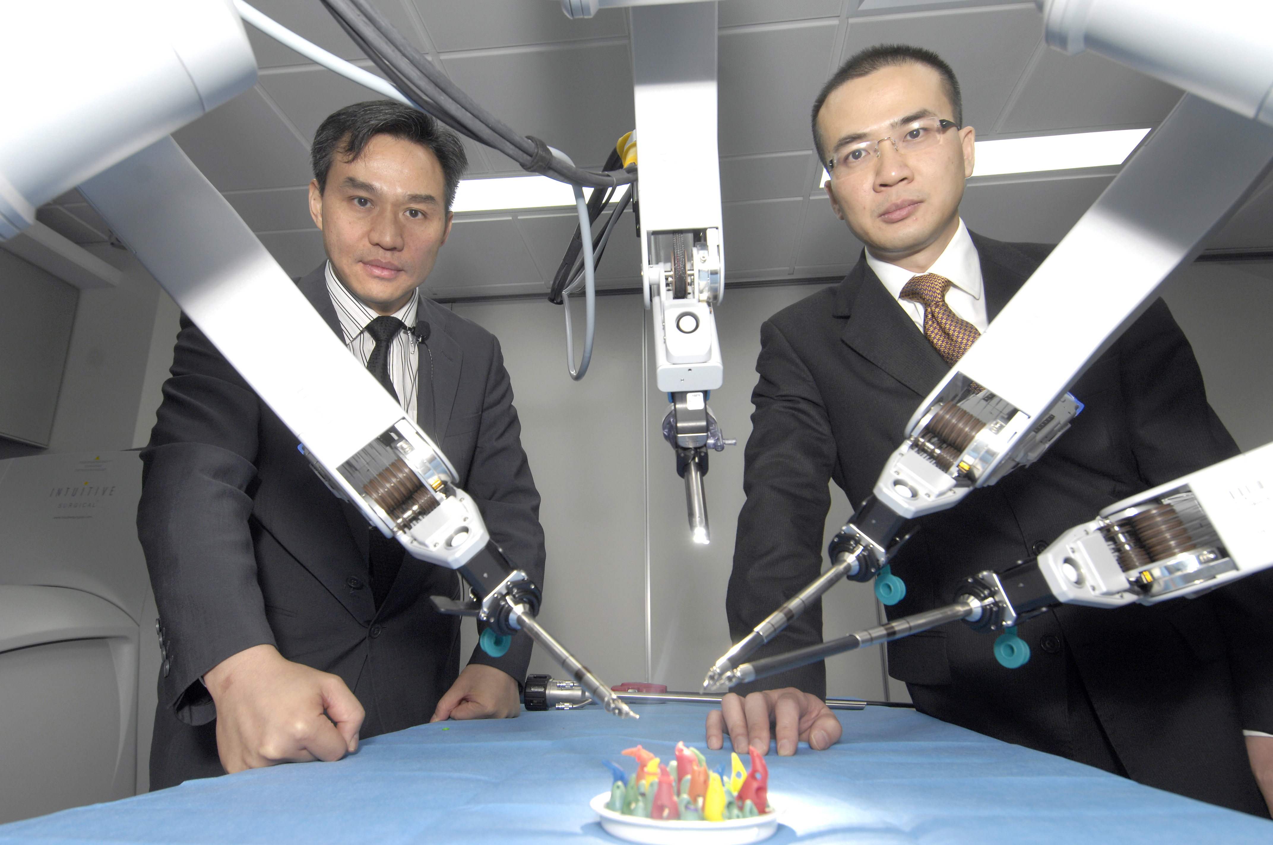 Prof Sidney Yip (left) and Prof Anthony Ng, Specialist in Urology, Department of Surgery, CUHK (right)