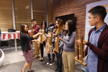 The Angklung workshop.