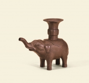 Elephant water dropper
Attributed to Xu Youquan
Early 20th century
H:11.4 cm, L:13cm
The Bei Shan Tang Gift
Art Museum, CUHK