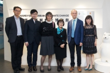 After the lecture, Prof. Sir Michael Marmot and the other honourary guests visit the Jockey Club Museum of Climate Change, the first museum of its kind in the world