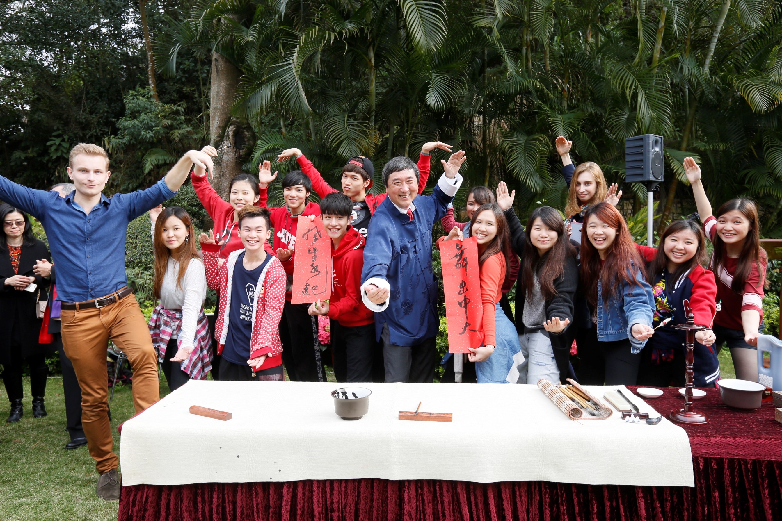 CUHK Holds the Chinese New Year Media Reception.