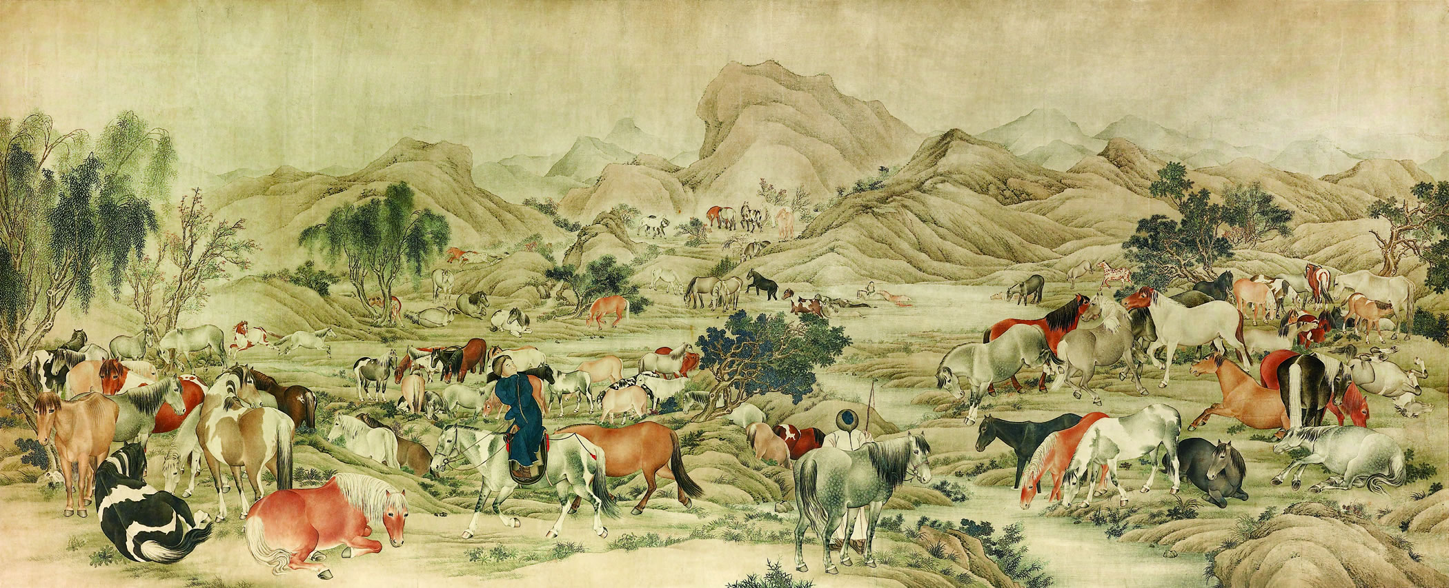 Anonymous
One hundred horses
Qing, 19th century
Art Museum, Gift of Mr. Peter Chow (99.35)