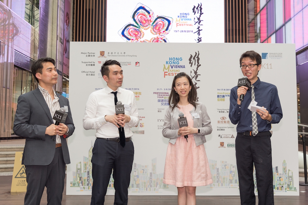 Prominent HK pianists (Left to Right) Raymond Young, Warren Lee, Colleen Lee will perform in Vienna