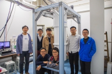 The CUHK research team: (from left, back row) Sen Yang, Swee Kuan Goh, Kin On Ho, Wei Zhang and Yang Chen; (from left, front row) King Yau Yip and King Yiu Yu.