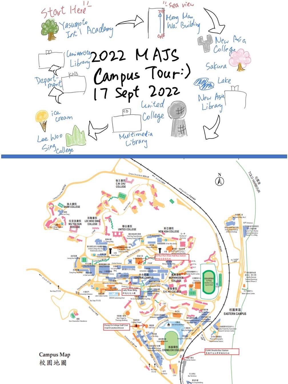 22-23 Campus Tour Map