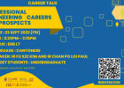 Career Talk - Professional Engineering Careers and Prospect (23 Sept, 2022)