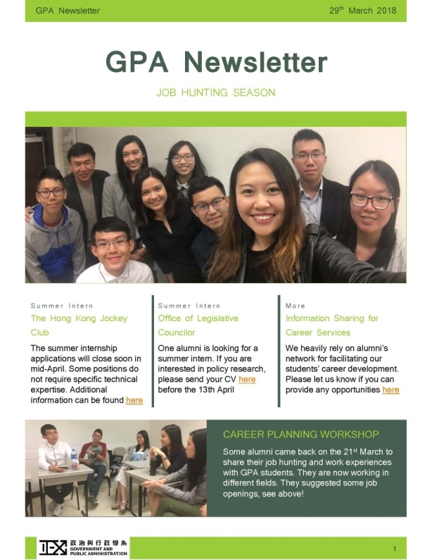 GPA Newsletter P1