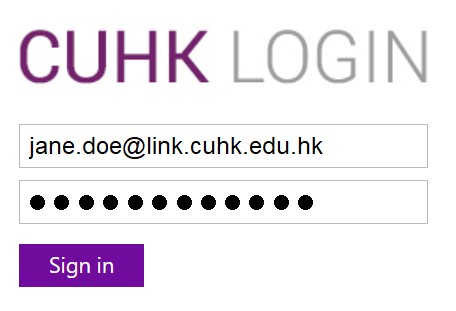 StudentCUHKLogin