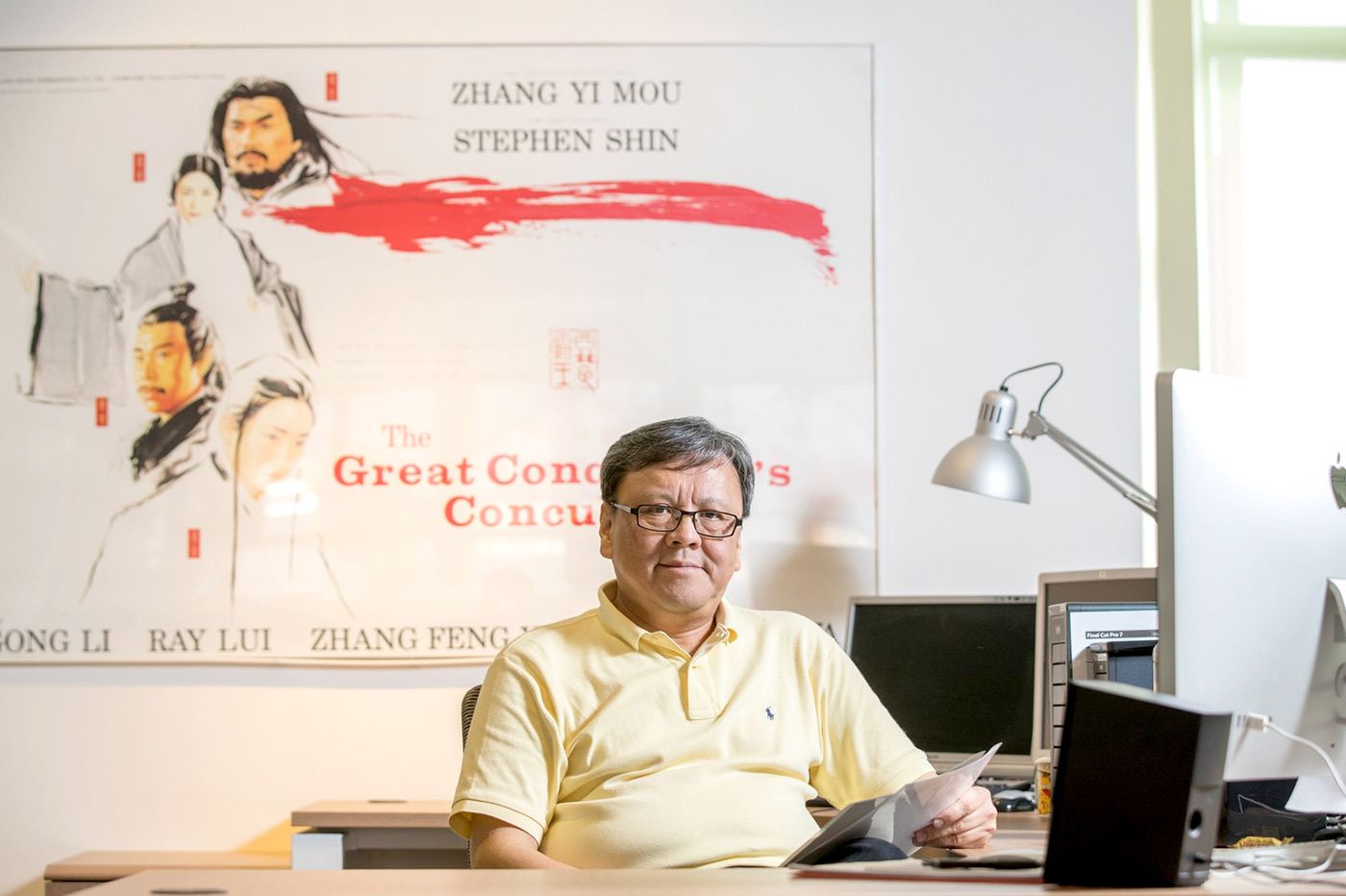 Stephen Shin directed <em>The Great Conqueror’s Concubine</em>, one of the first joint productions of China, Taiwan and Hong Kong <em>(Photo by Keith Hiro)</em>