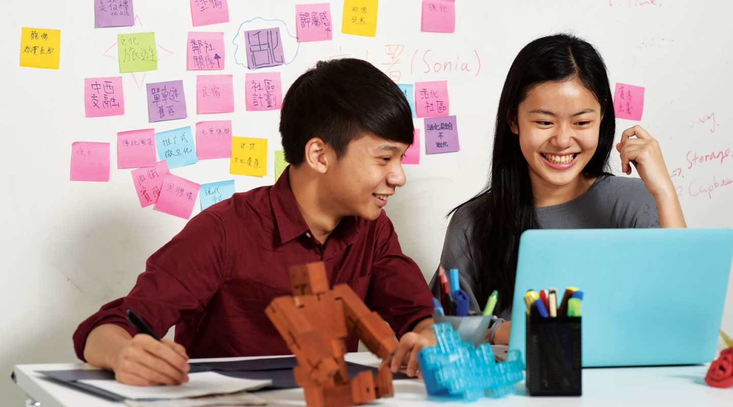 Natalie Chung (right), Arthur Yeung (left), <em>(Photo by ISO staff)</em>