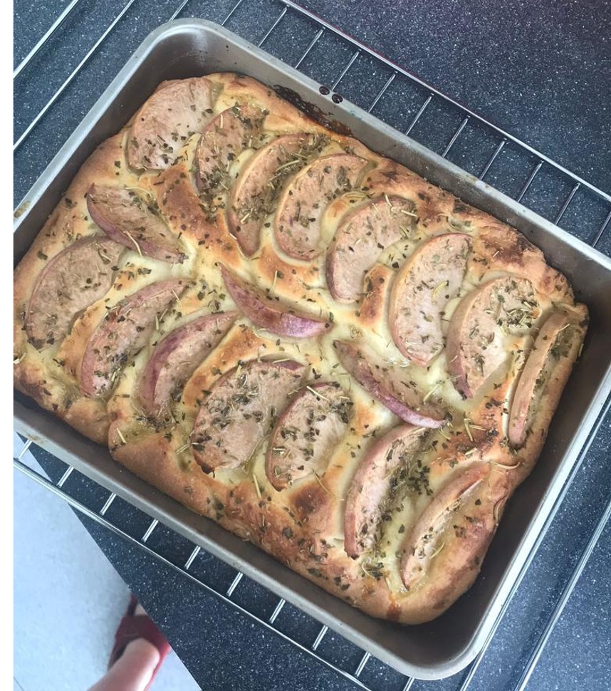 Peach Foccacia