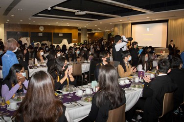 Students at Formal Hall