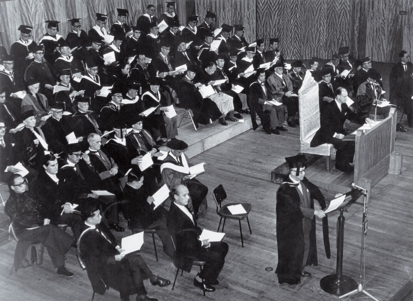 Inauguration congregation of CUHK (1963.10.17)