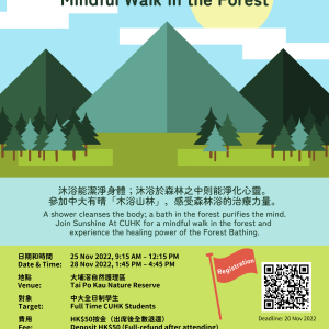 Mindful Walk in the Forest @Sunshine At CUHK