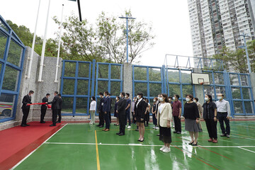 The School holds a flag-raising ceremony at TKO Learning Centre to celebrate the National Day. 