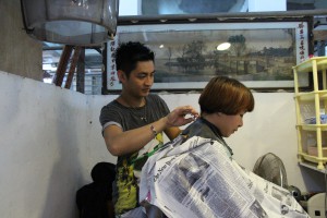 haircutting