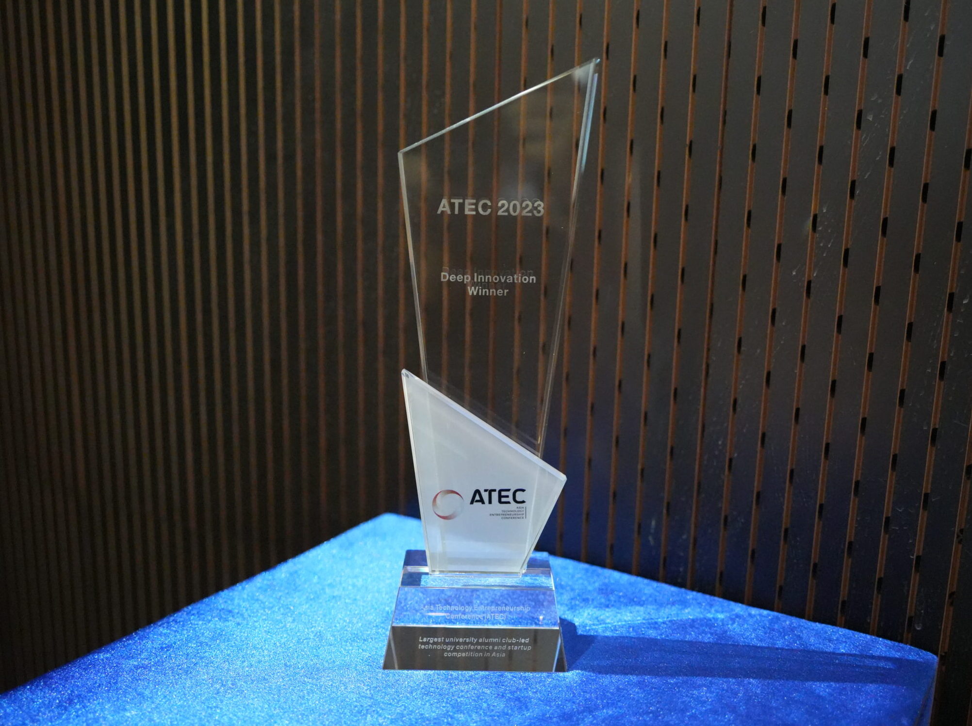 Champion of Asia Technology Entrepreneurship Conference (ATEC) Startup Competition 2023