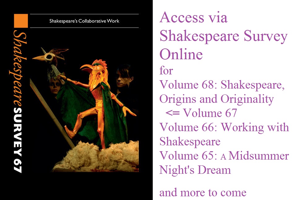 Shakespeare Survey 67