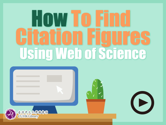 How to Find Citation Figures Using Web of Science