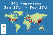 Locations of visitors to this page