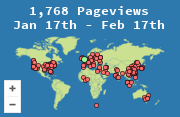 Locations of visitors to this page