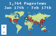 Locations of visitors to this page