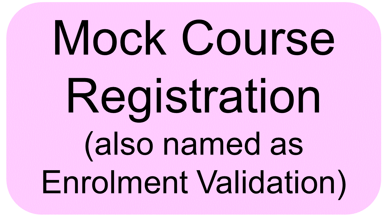 Enrolment Validation